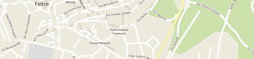 Mappa della impresa alcoa italia spa a FELTRE