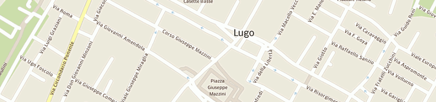 Mappa della impresa bolognesi egle a LUGO