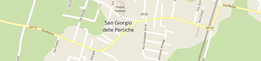 Mappa della impresa falegnameria baldin sas di baldin emanuele a SAN GIORGIO DELLE PERTICHE