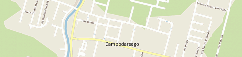 Mappa della impresa apis a CAMPODARSEGO