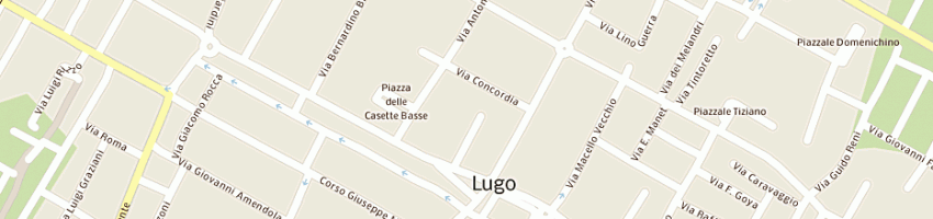 Mappa della impresa genesi di bassini raffaella a LUGO