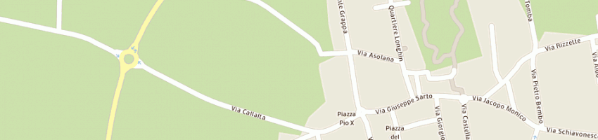 Mappa della impresa lalaboratorio artigiano di carlesso till e c sas a RIESE PIO X