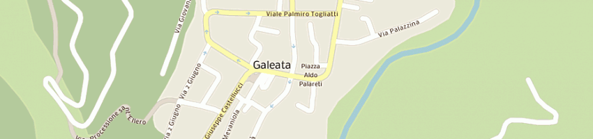 Mappa della impresa oreficeria casadei di casadei carlo e c snc a FORLI 