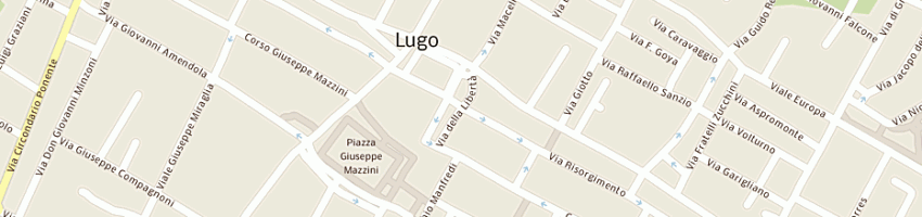 Mappa della impresa cassa di risparmio di ravenna spa a LUGO