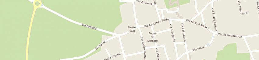 Mappa della impresa panificio bosa di bosa g e c (snc) a RIESE PIO X