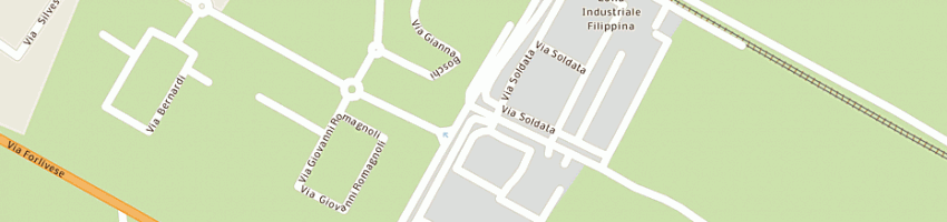 Mappa della impresa euroimpianti di lanzoni fabio e c snc a FAENZA