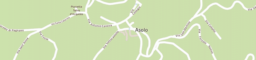 Mappa della impresa ufficio informazioni turistiche a ASOLO
