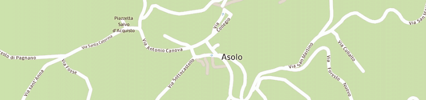 Mappa della impresa ristorante bar ai due archi di scapparone vittorio e c snc a ASOLO
