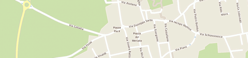 Mappa della impresa fondazione giuseppe sarto a RIESE PIO X