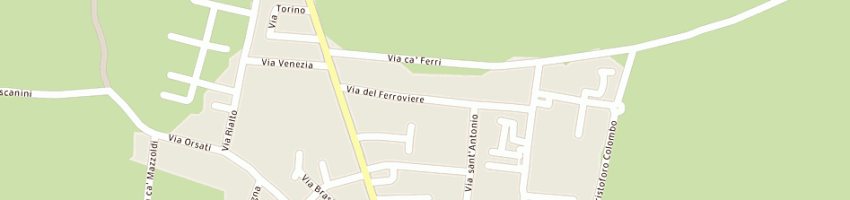 Mappa della impresa tognon renato a CASALSERUGO