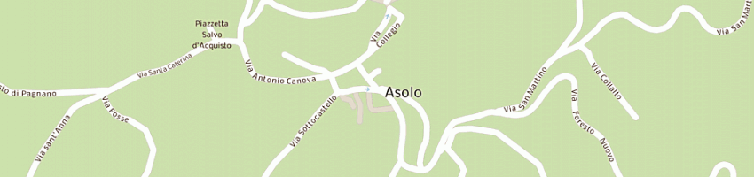 Mappa della impresa asolo musica - associazione amici della musica a ASOLO
