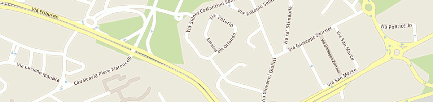 Mappa della impresa penta piu' srl a PADOVA