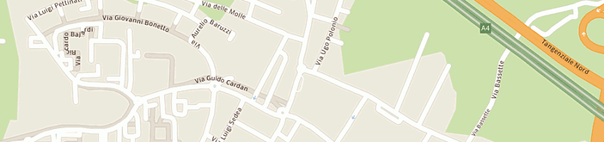 Mappa della impresa borsetto liliana a PADOVA