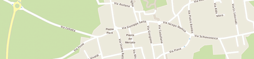 Mappa della impresa municipio a RIESE PIO X