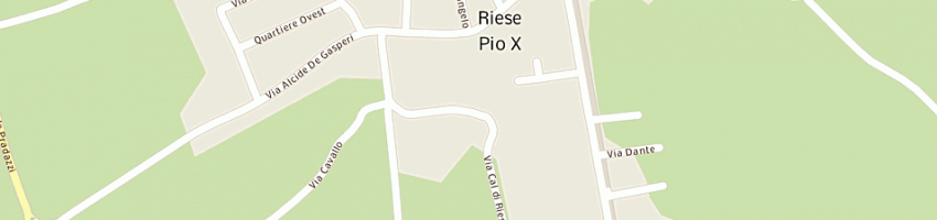 Mappa della impresa dalle mule romeo a RIESE PIO X
