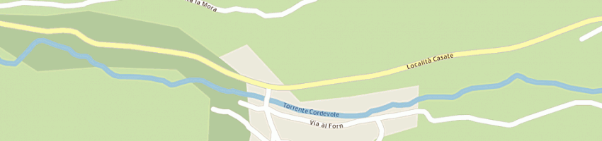 Mappa della impresa busin gabriele a CANALE D AGORDO