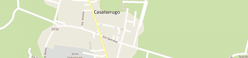 Mappa della impresa milan risanamenti edili di milan g e c (snc) a CASALSERUGO