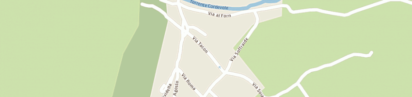 Mappa della impresa tancon fabrizio a CANALE D AGORDO