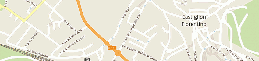 Mappa della impresa dielle gioielli a CASTIGLION FIORENTINO