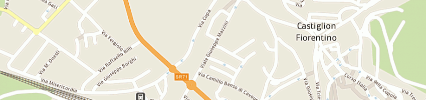 Mappa della impresa buffetti mauro a CASTIGLION FIORENTINO