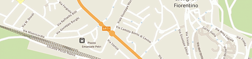Mappa della impresa bonarini silvia a AREZZO