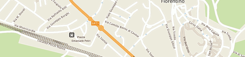 Mappa della impresa giano (snc) a AREZZO