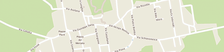 Mappa della impresa pizzeria e bar alla torre di berno felice felice a RIESE PIO X