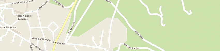 Mappa della impresa centro servizi vari di franciosi cristina e c snc a FELTRE