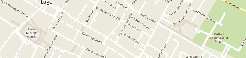 Mappa della impresa servidei e c (snc) a LUGO
