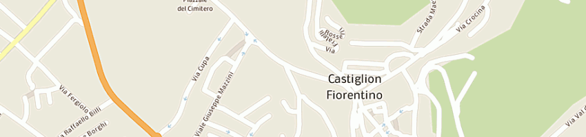 Mappa della impresa papponi stefania a CASTIGLION FIORENTINO