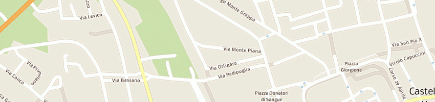 Mappa della impresa stradiotto roberto a CASTELFRANCO VENETO