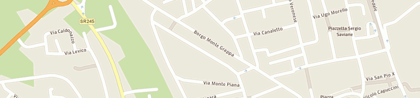 Mappa della impresa solza anna maria a CASTELFRANCO VENETO