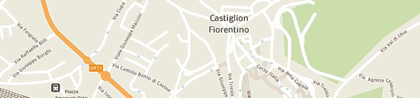 Mappa della impresa fabeni remo a CASTIGLION FIORENTINO