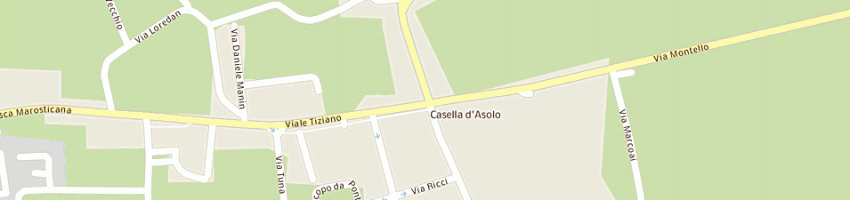 Mappa della impresa akelos di zugno marco e c sas a ASOLO