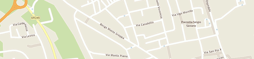 Mappa della impresa agenzia artuso a TREVISO