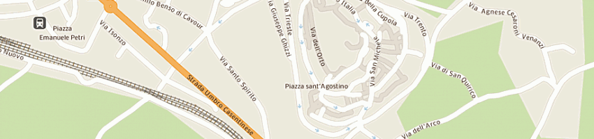 Mappa della impresa scuola guida vestrini a CASTIGLION FIORENTINO