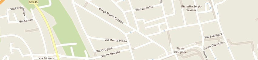 Mappa della impresa rappresentanze di gobbo ornello e c sas a TREVISO