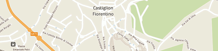 Mappa della impresa brocchi danilo a CASTIGLION FIORENTINO