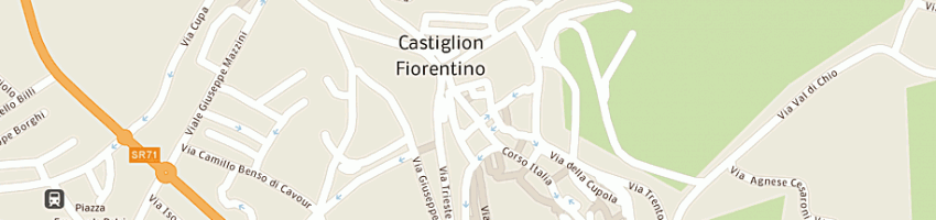 Mappa della impresa chianucci dalia a CASTIGLION FIORENTINO