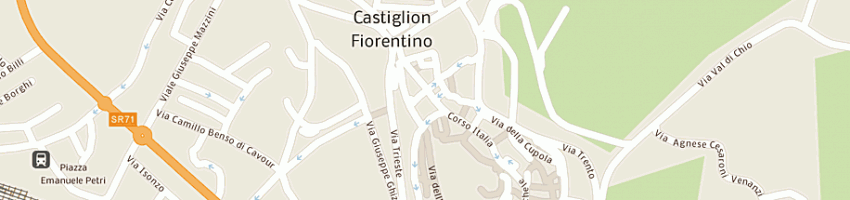 Mappa della impresa faralli paolo a CASTIGLION FIORENTINO