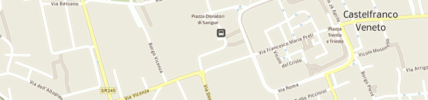 Mappa della impresa residence antonello di gino antonello e c sas a CASTELFRANCO VENETO