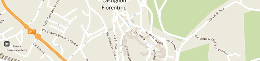 Mappa della impresa 'da muzzicone' sas di marco rogari e c a CASTIGLION FIORENTINO