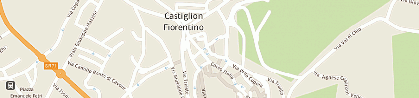 Mappa della impresa lovrencie giuseppe a CASTIGLION FIORENTINO