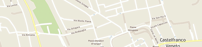 Mappa della impresa callegaro lino a CASTELFRANCO VENETO