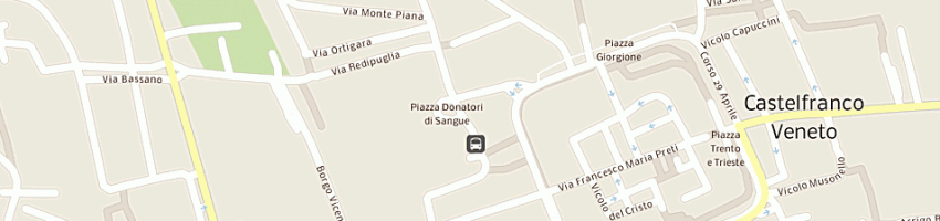 Mappa della impresa report di pesavento andrea e trevisan gilberto (snc) a CASTELFRANCO VENETO