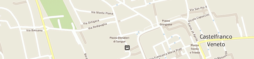 Mappa della impresa copy center sas di valotto fabio e mauro e c a CASTELFRANCO VENETO
