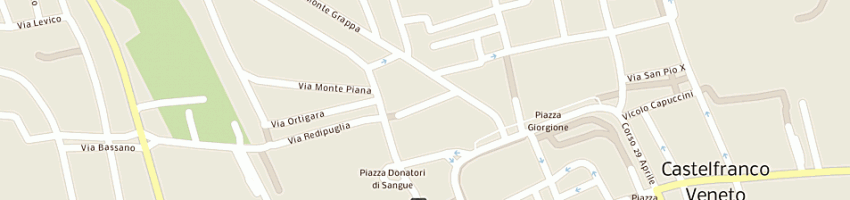 Mappa della impresa ferretto giovanni a CASTELFRANCO VENETO