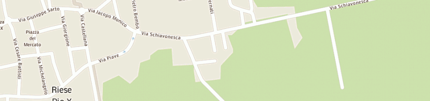 Mappa della impresa five confezioni a RIESE PIO X
