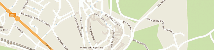 Mappa della impresa gestione servizi pubblici (spa) a CASTIGLION FIORENTINO