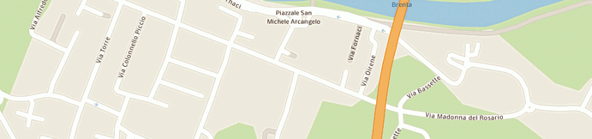 Mappa della impresa scaval di scanferla claudio a PADOVA